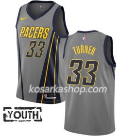Dres Indiana Pacers Myles Turner 33 Nike 2018-19 City Edition Siva Swingman - Dječji
